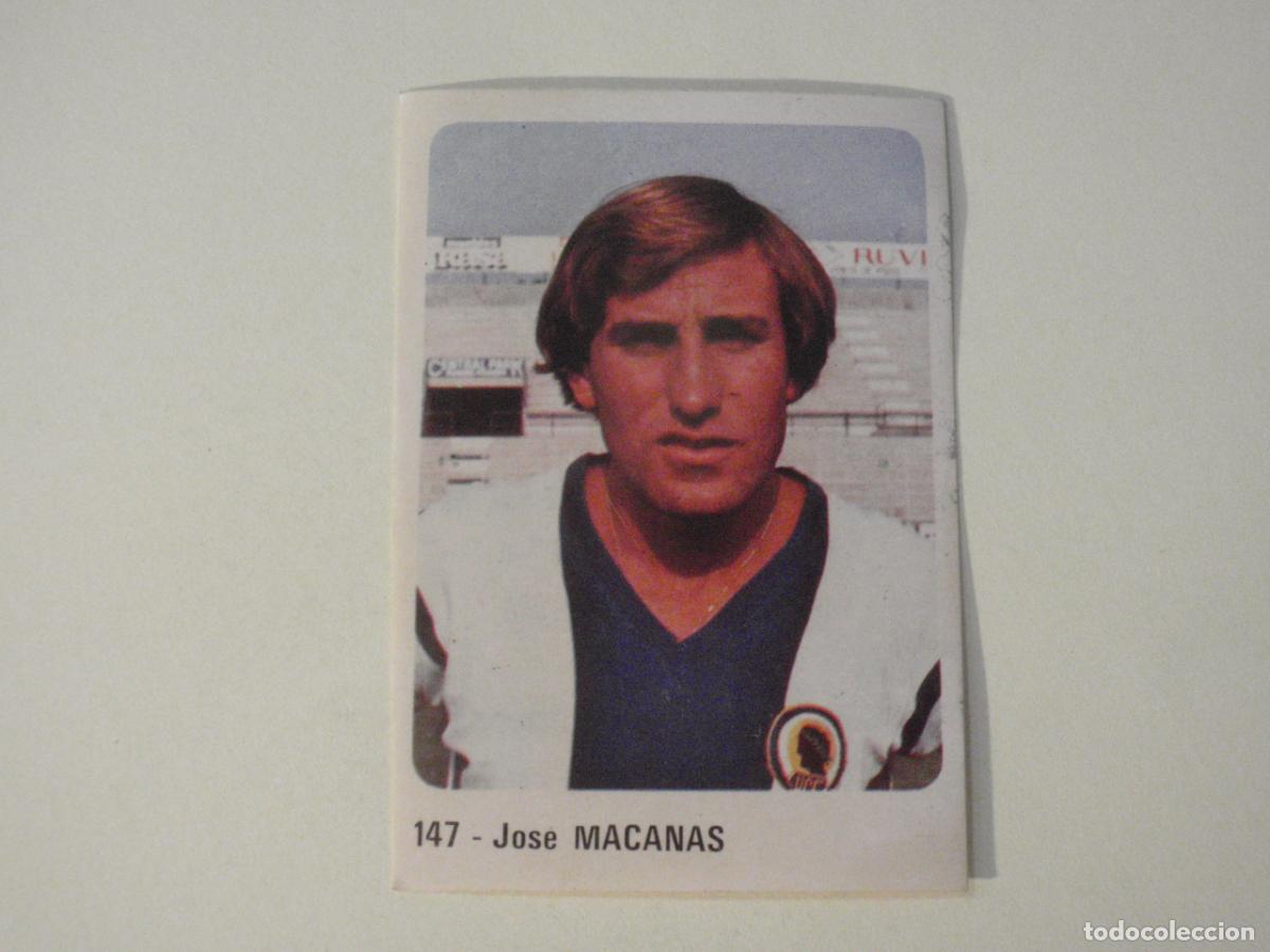 Cromos de f&uacute;tbol: Cromo n&ordm; 147 Jos&eacute; MACANAS H&eacute;rcules. CROMO CROM Liga 1979 1980. Sticker 79 80