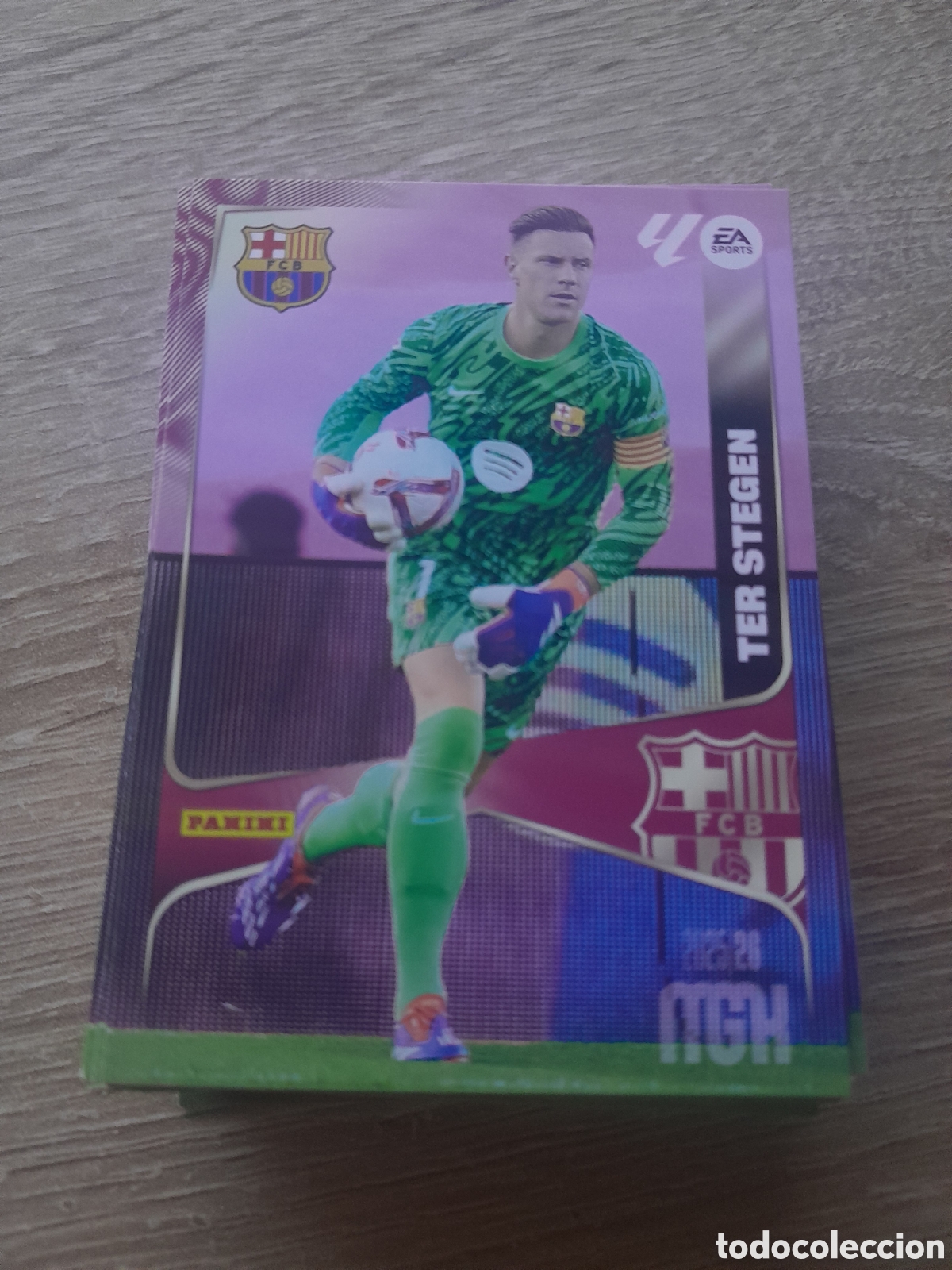 Cromos de f&uacute;tbol: n&ordm; 74 ter stegen barcelona megacracks 2025 2026