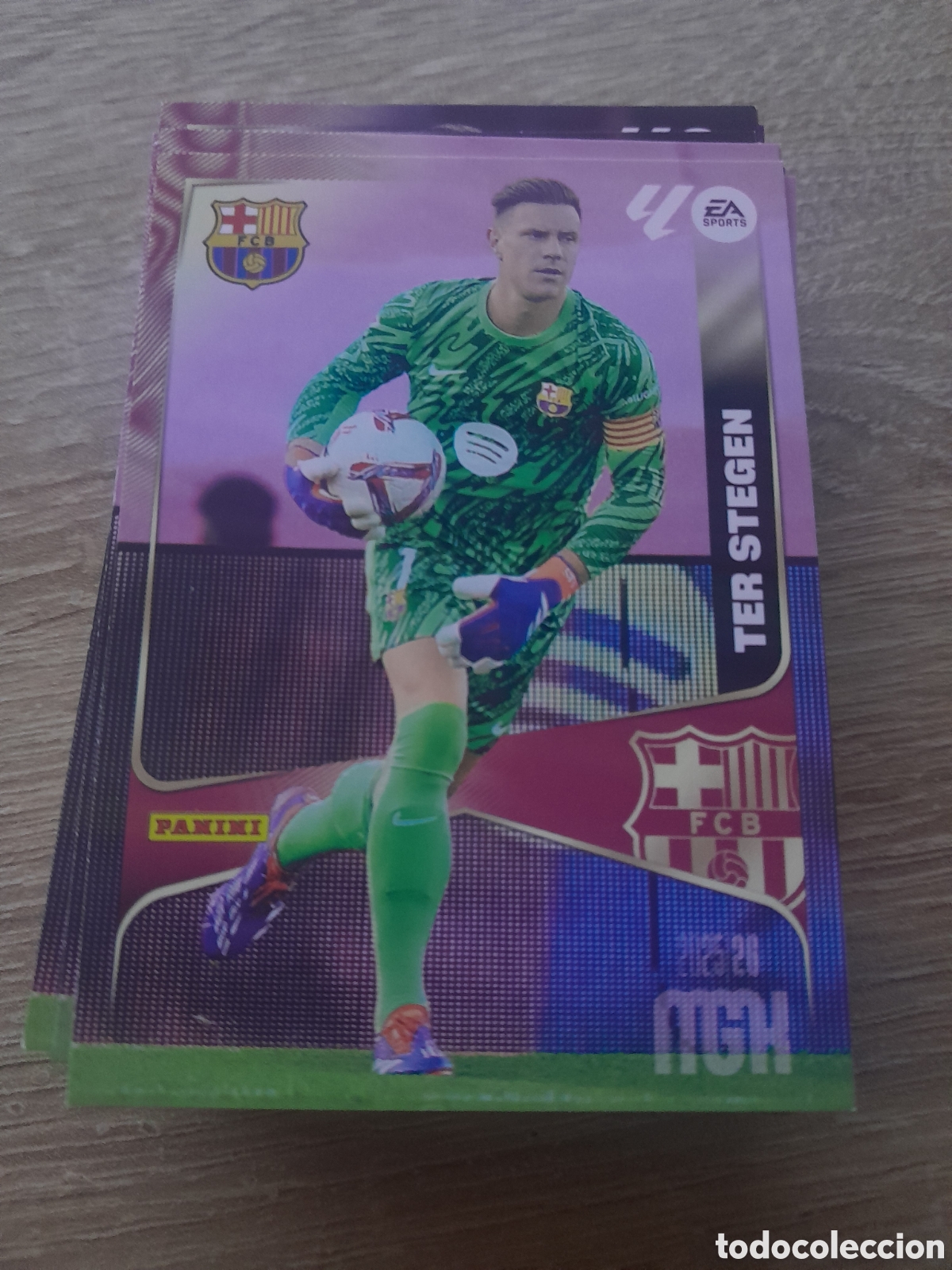 Cromos de f&uacute;tbol: n&ordm; 74 ter stegen barcelona megacracks 2025 2026