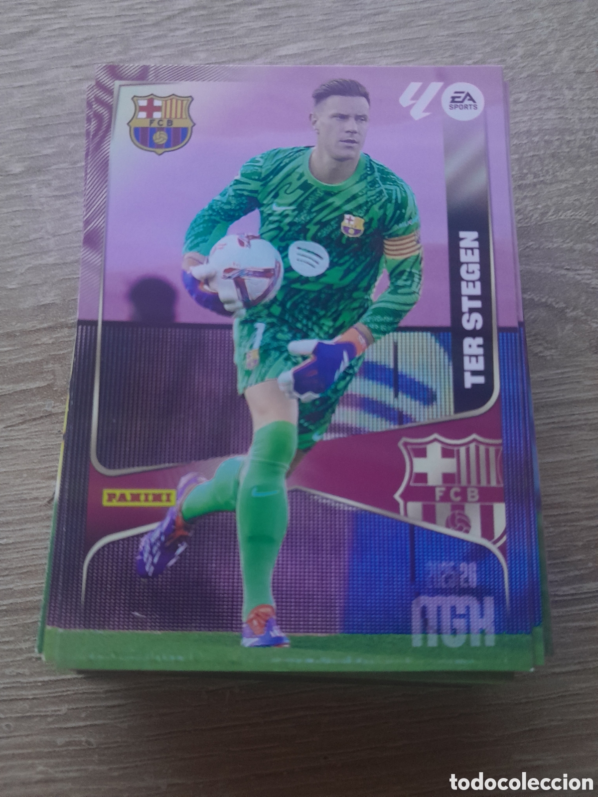 Cromos de f&uacute;tbol: n&ordm; 74 ter stegen barcelona megacracks 2025 2026