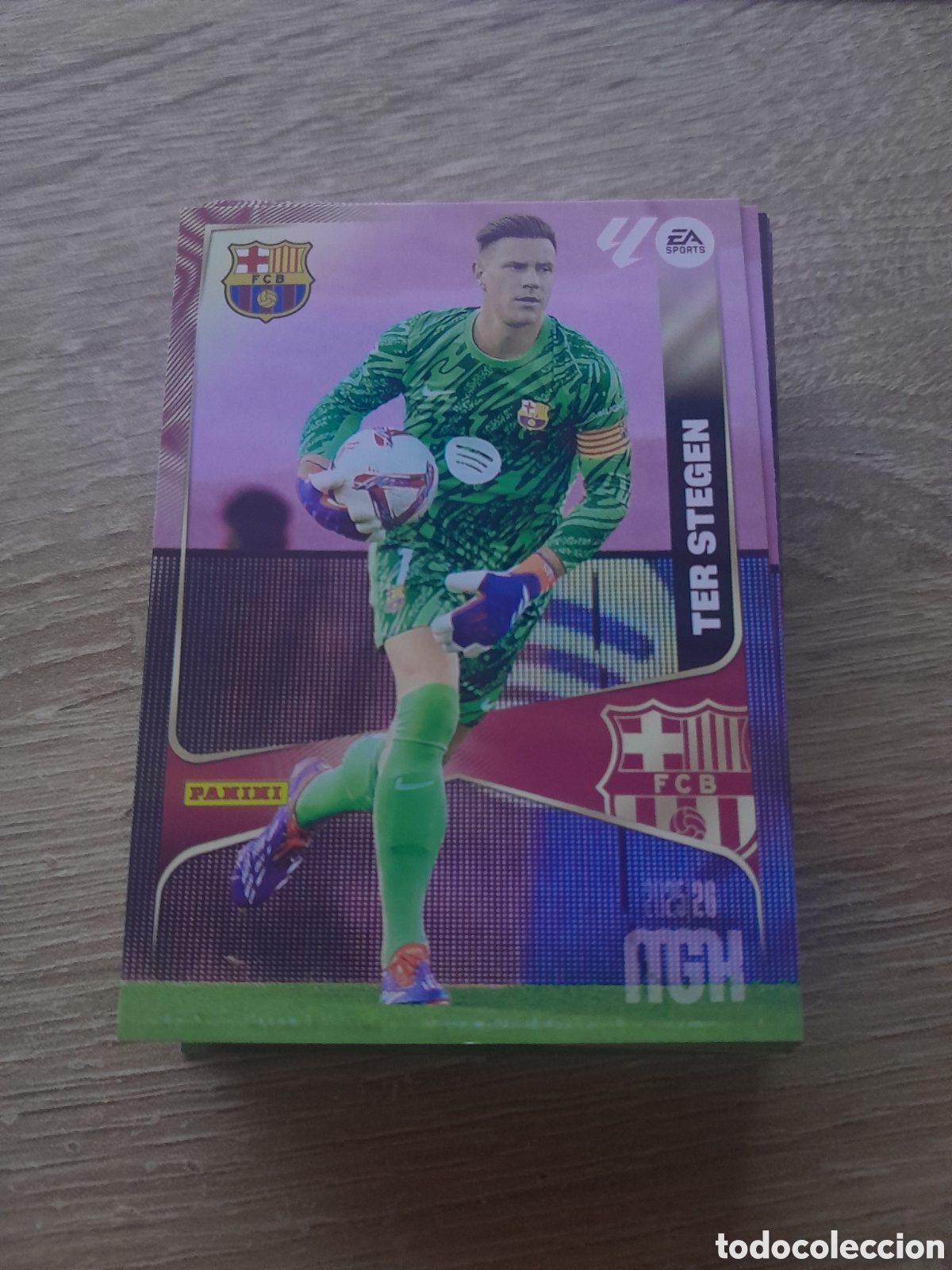 Cromos de f&uacute;tbol: n&ordm; 74 ter stegen barcelona megacracks 2025 2026