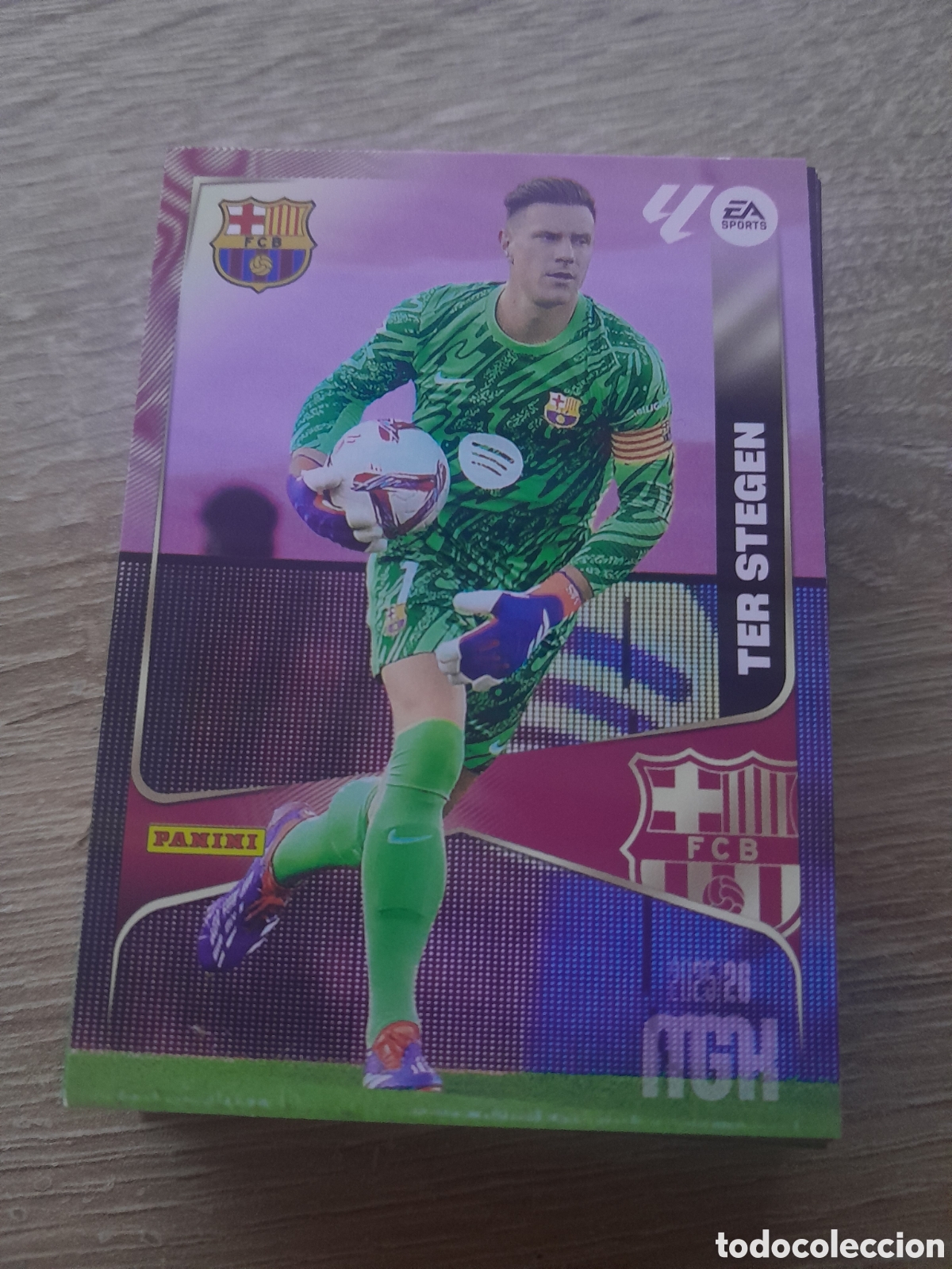 Cromos de f&uacute;tbol: n&ordm; 74 ter stegen barcelona megacracks 2025 2026