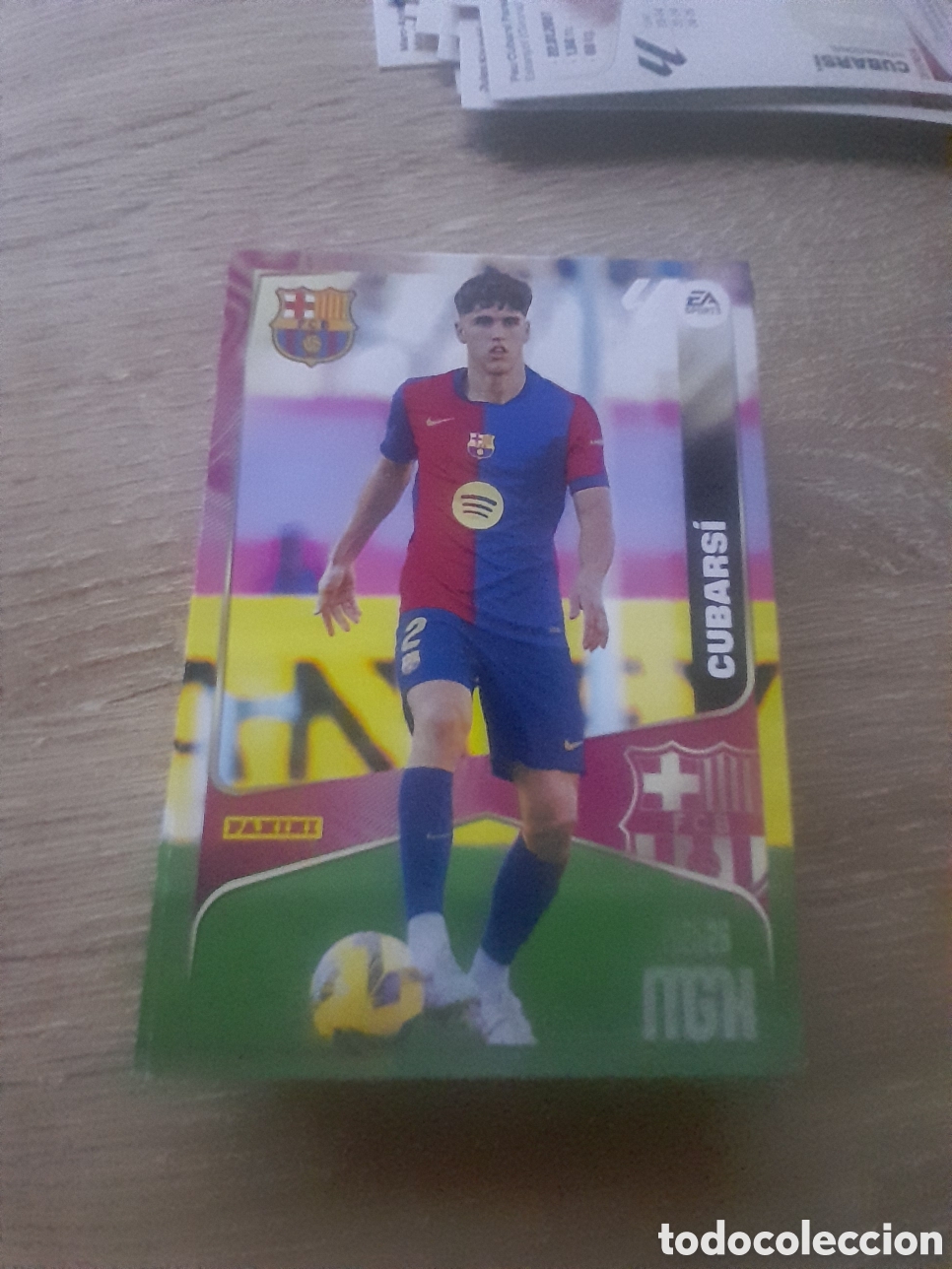 Cromos de f&uacute;tbol: n&ordm; 77 cubarsi barcelona megacracks 2025 2026