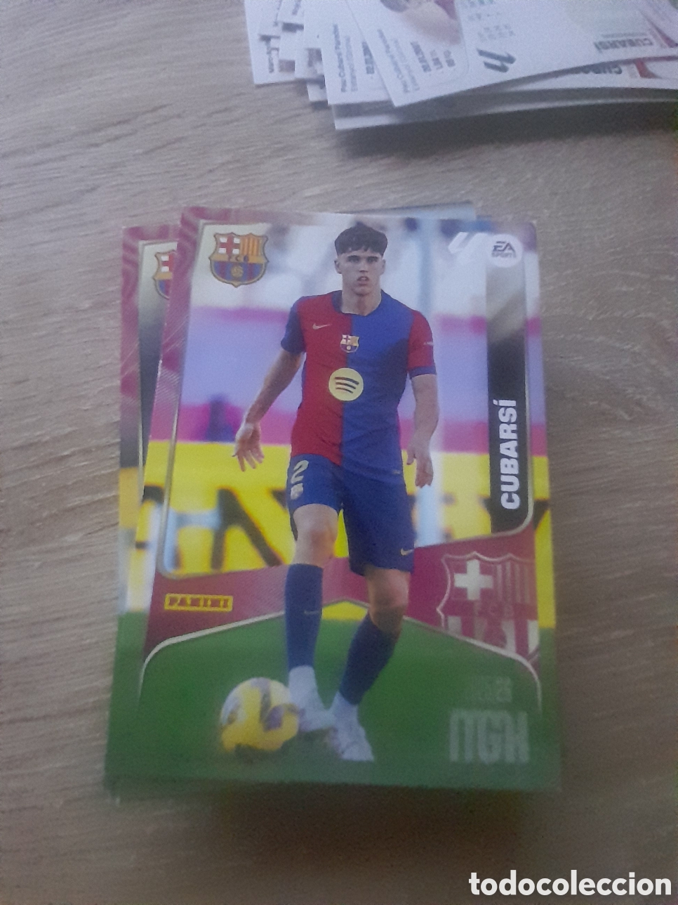Cromos de f&uacute;tbol: n&ordm; 77 cubarsi barcelona megacracks 2025 2026
