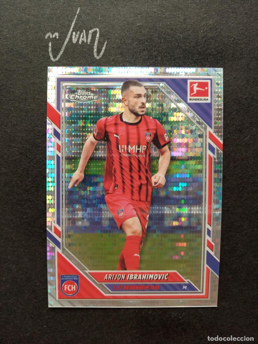 Football Stickers: N&ordm; 43 PULSAR IBRAHIMOVIC FC HEIDENHEIM ⚽ TOPPS &reg; CHROME BUNDESLIGA 2025 2026 25 26 NUEVO