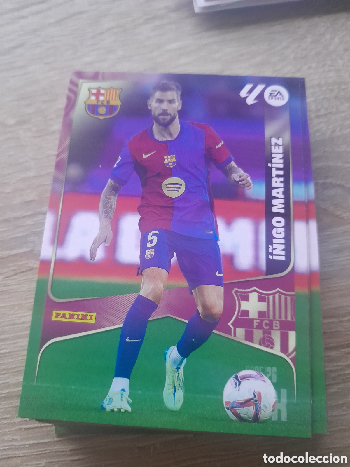 Football Stickers: n&ordm; 79 i&ntilde;igo martinez barcelona megacracks 2025 2026