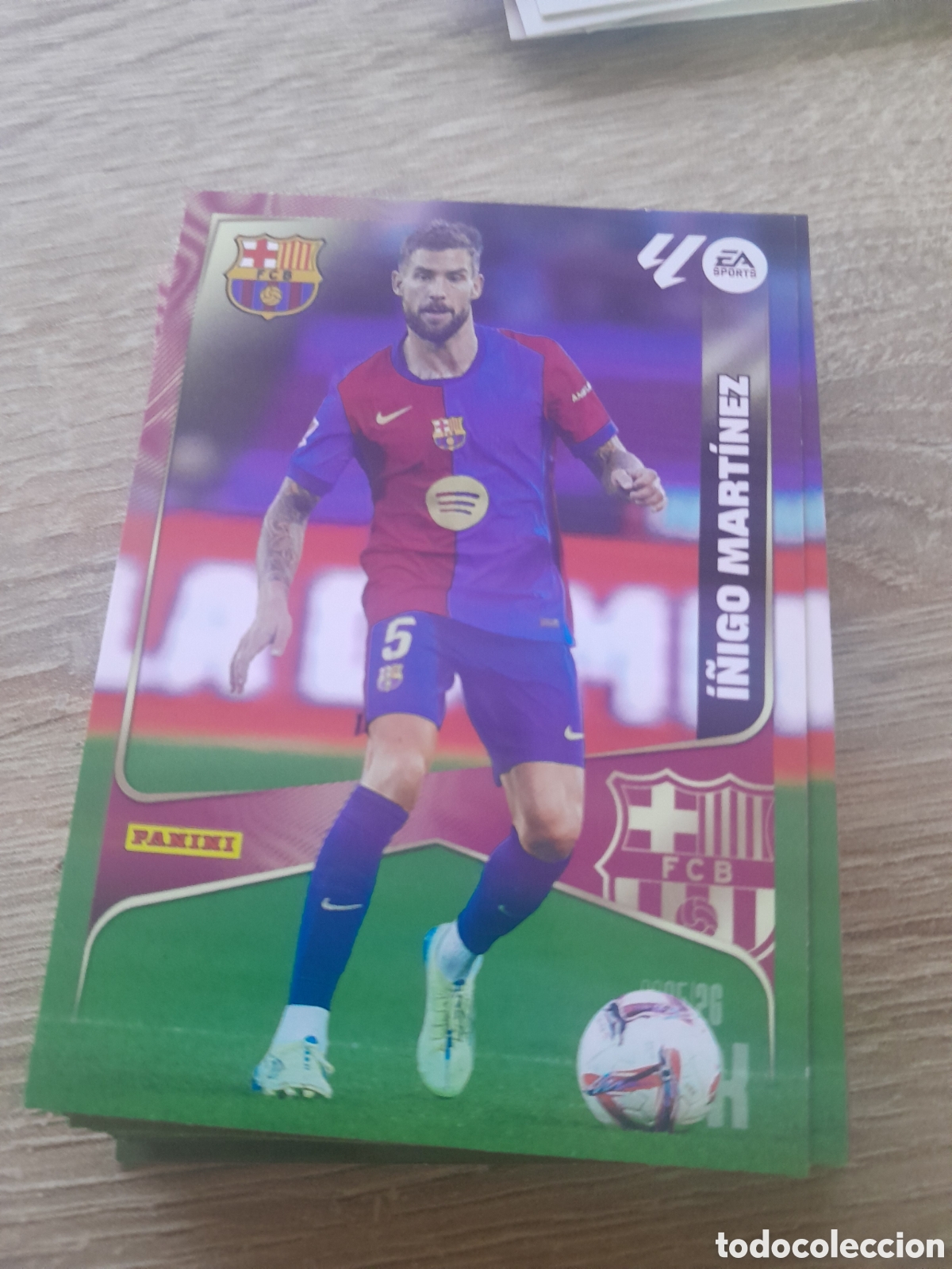Football Stickers: n&ordm; 79 i&ntilde;igo martinez barcelona megacracks 2025 2026