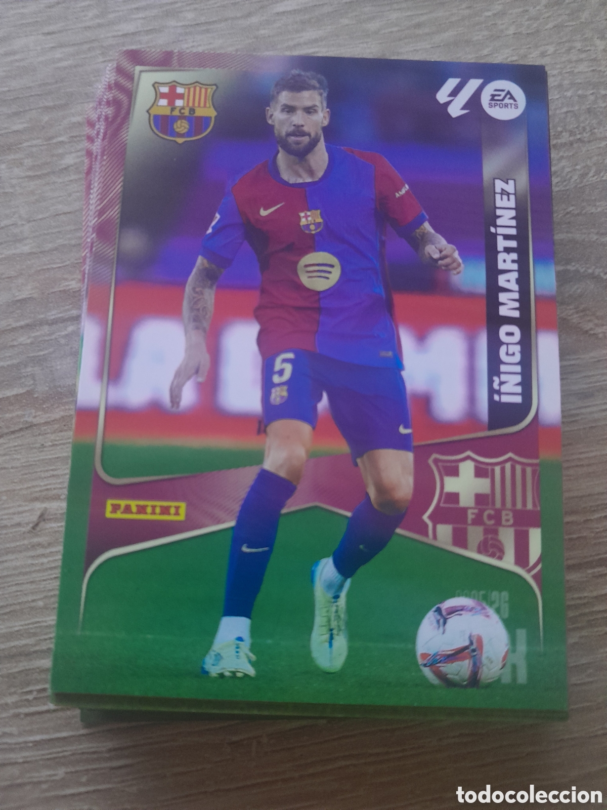 Football Stickers: n&ordm; 79 i&ntilde;igo martinez barcelona megacracks 2025 2026