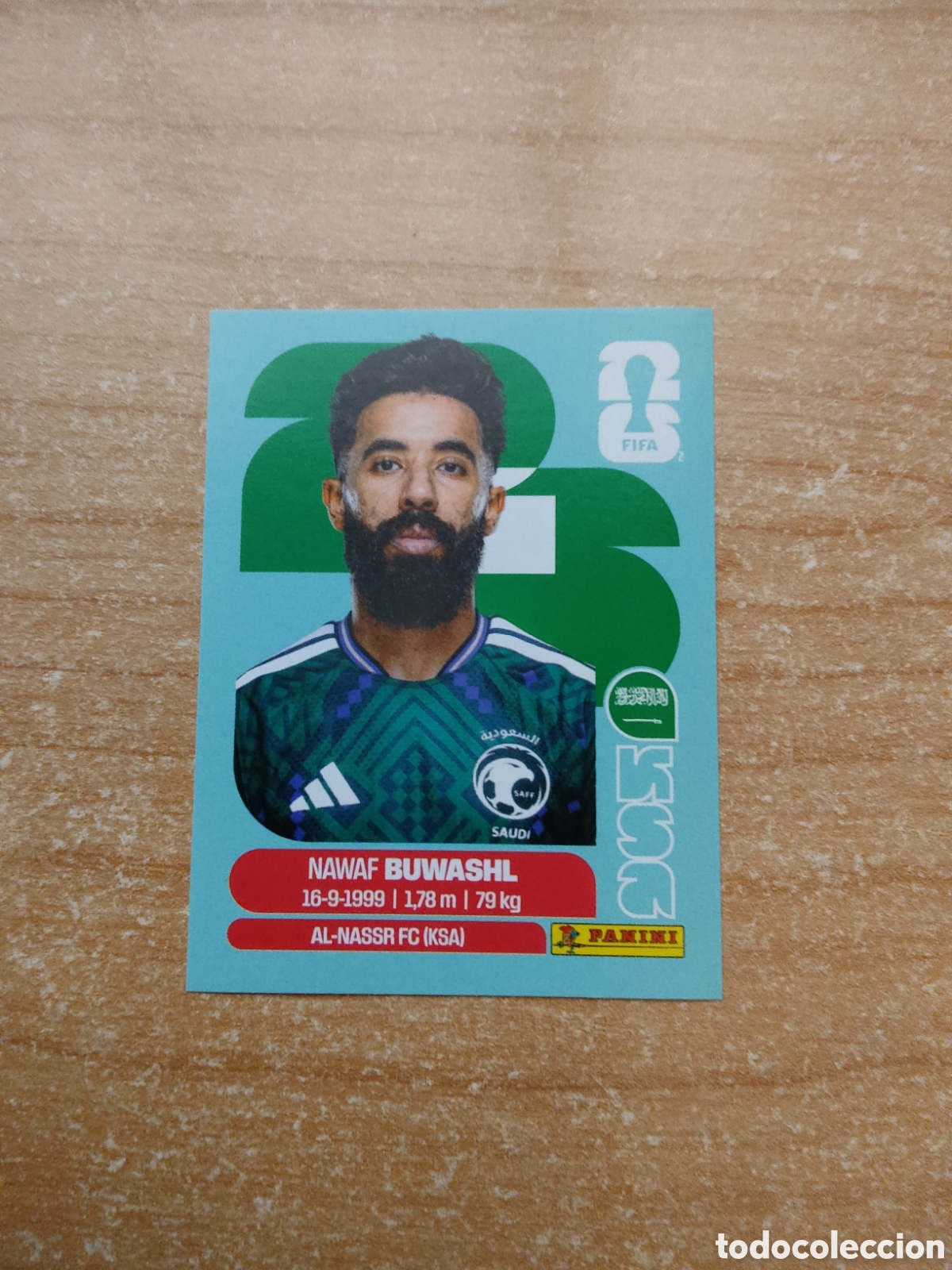 Cromos de f&uacute;tbol: 5 BUWASHL ARABIA SAUDITA FIFA WORLD CUP 2026