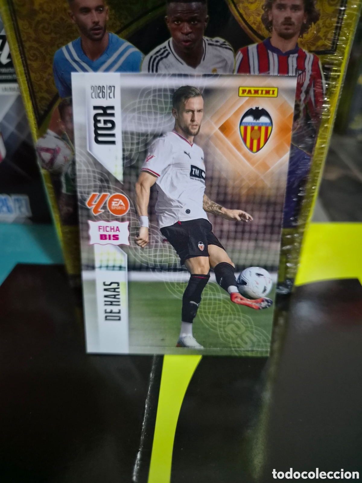 Cromos de f&uacute;tbol: N&deg;350Bis Valencia De Haas Megacracks 26/27