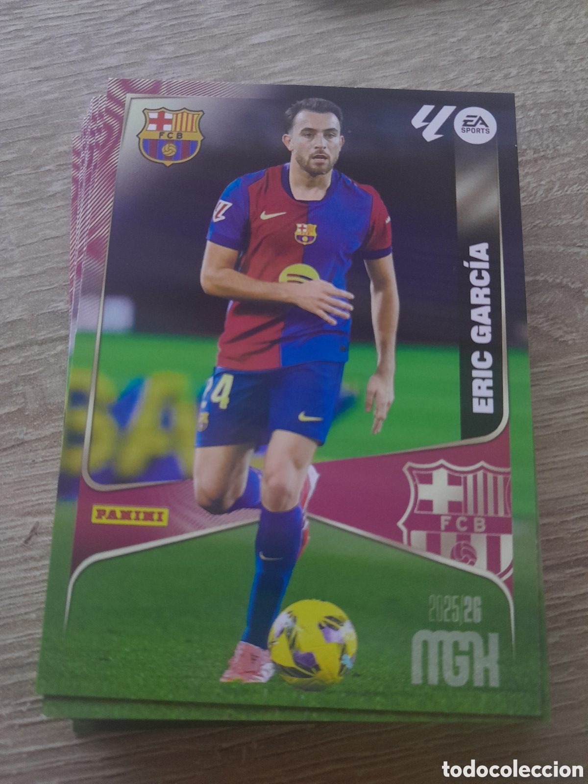 Football Stickers: n&ordm; 80 eric garcia barcelona megacracks 2025 2026