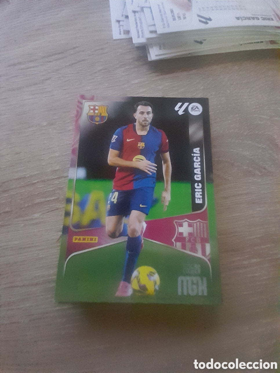 Football Stickers: n&ordm; 80 eric garcia barcelona megacracks 2025 2026