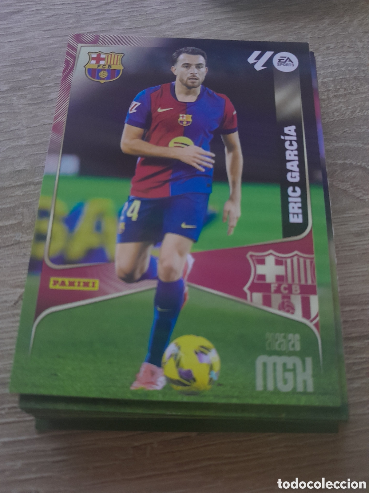 Football Stickers: n&ordm; 80 eric garcia barcelona megacracks 2025 2026