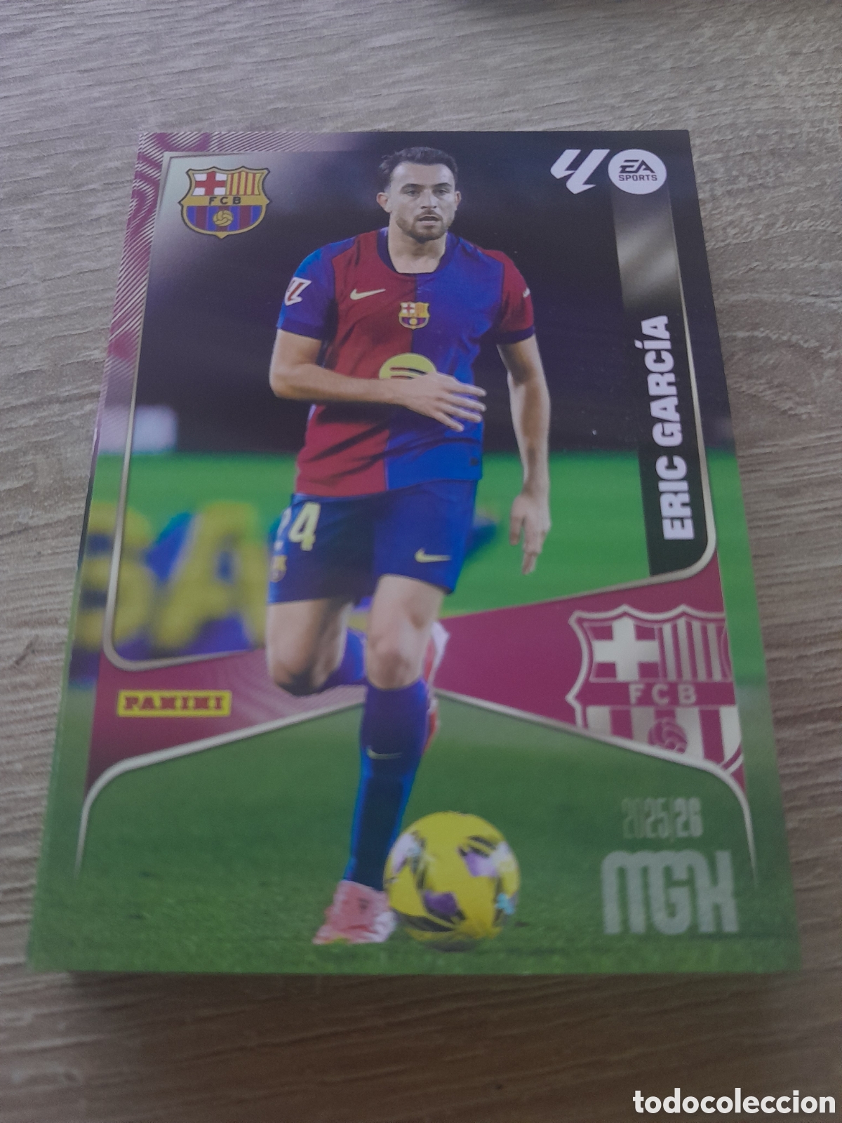 Football Stickers: n&ordm; 80 eric garcia barcelona megacracks 2025 2026