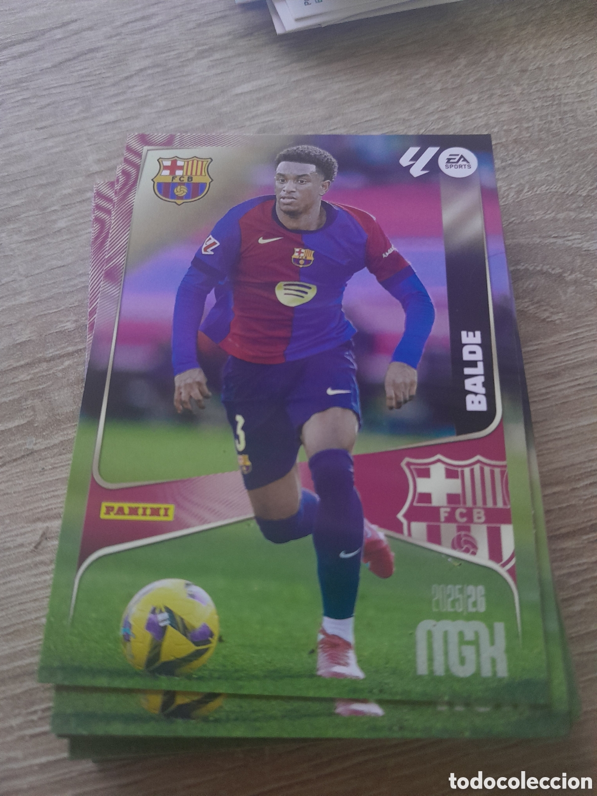 Football Stickers: n&ordm; 81 balde barcelona megacracks 2025 2026