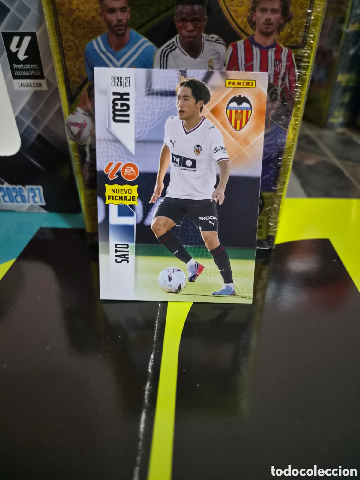 Cromos de f&uacute;tbol: N&deg;453 Nuevo Fichaje Sato Megacracks 26/27