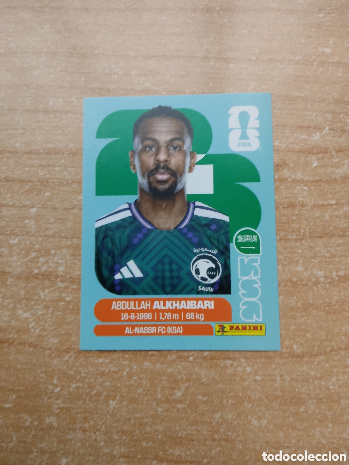 Cromos de f&uacute;tbol: 11 ALKHAIBARI ARABIA SAUDITA FIFA WORLD CUP 2026