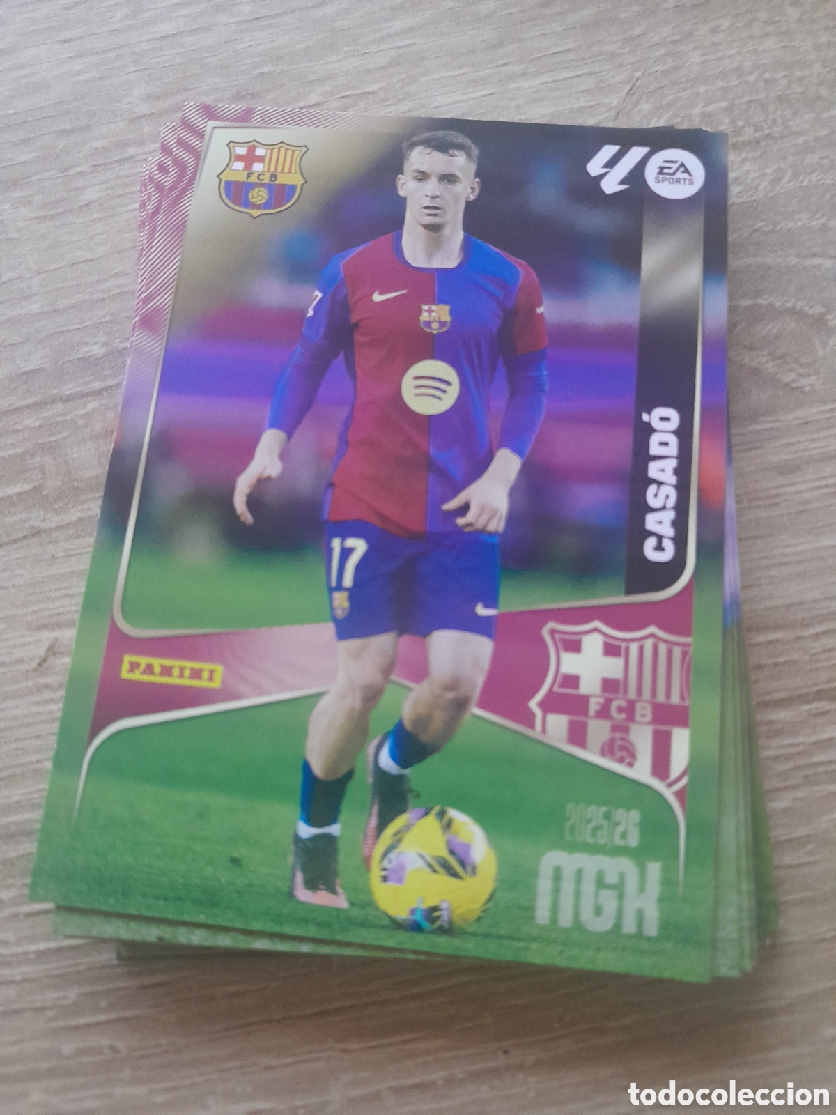 Cartes &agrave; collectionner de Football: n&ordm; 82 casado barcelona megacracks 2025 2026
