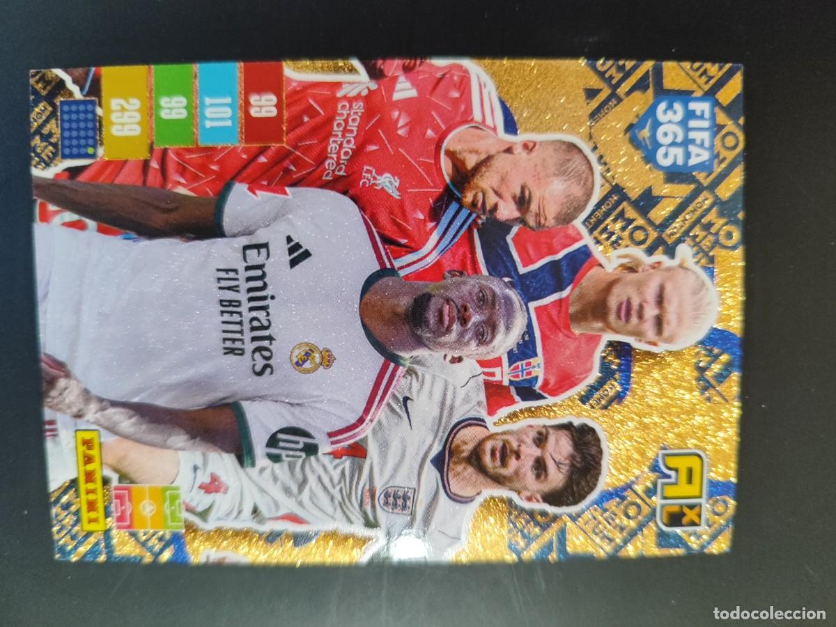Cromos de f&uacute;tbol: ADRENALYN XL FIFA 365 2027 CARD MOMETUM HAALAND/RICE/MAC ALLISTER/KONATE # PANINI