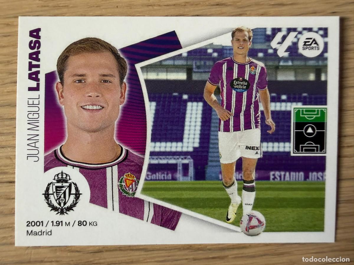 Cromos de f&uacute;tbol: FICHAJE 35 LATASA VALLADOLID 24 25 2024 2025 LIGA EA SPORTS COLECCIONES ESTE SIN PEGAR STICKER