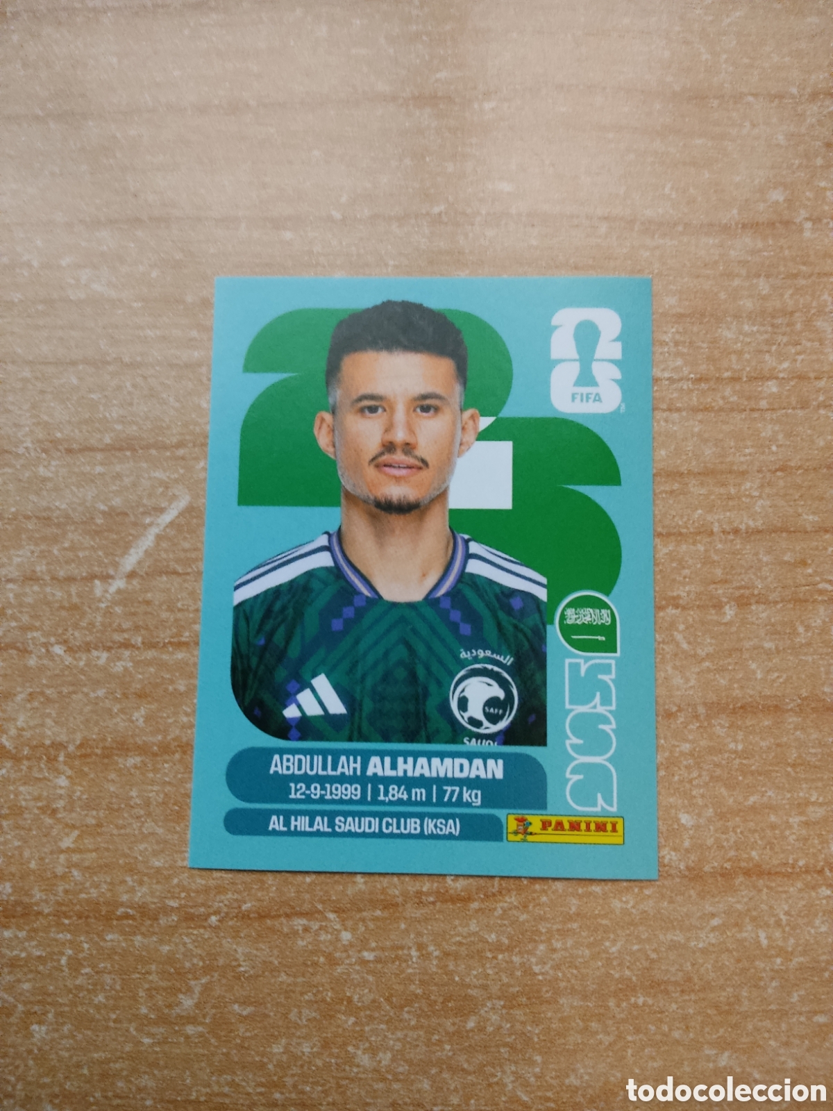 Cromos de f&uacute;tbol: 20 ALHAMDAN ARABIA SAUDITA FIFA WORLD CUP 2026