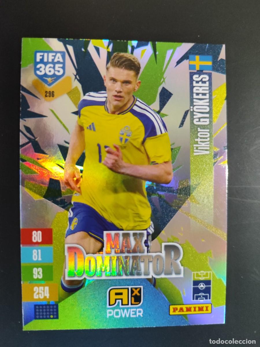 Cromos de f&uacute;tbol: ADRENALYN XL FIFA 365 2027 CARD MAX DOMINATOR GYOKERES SUECIA # 296 PANINI