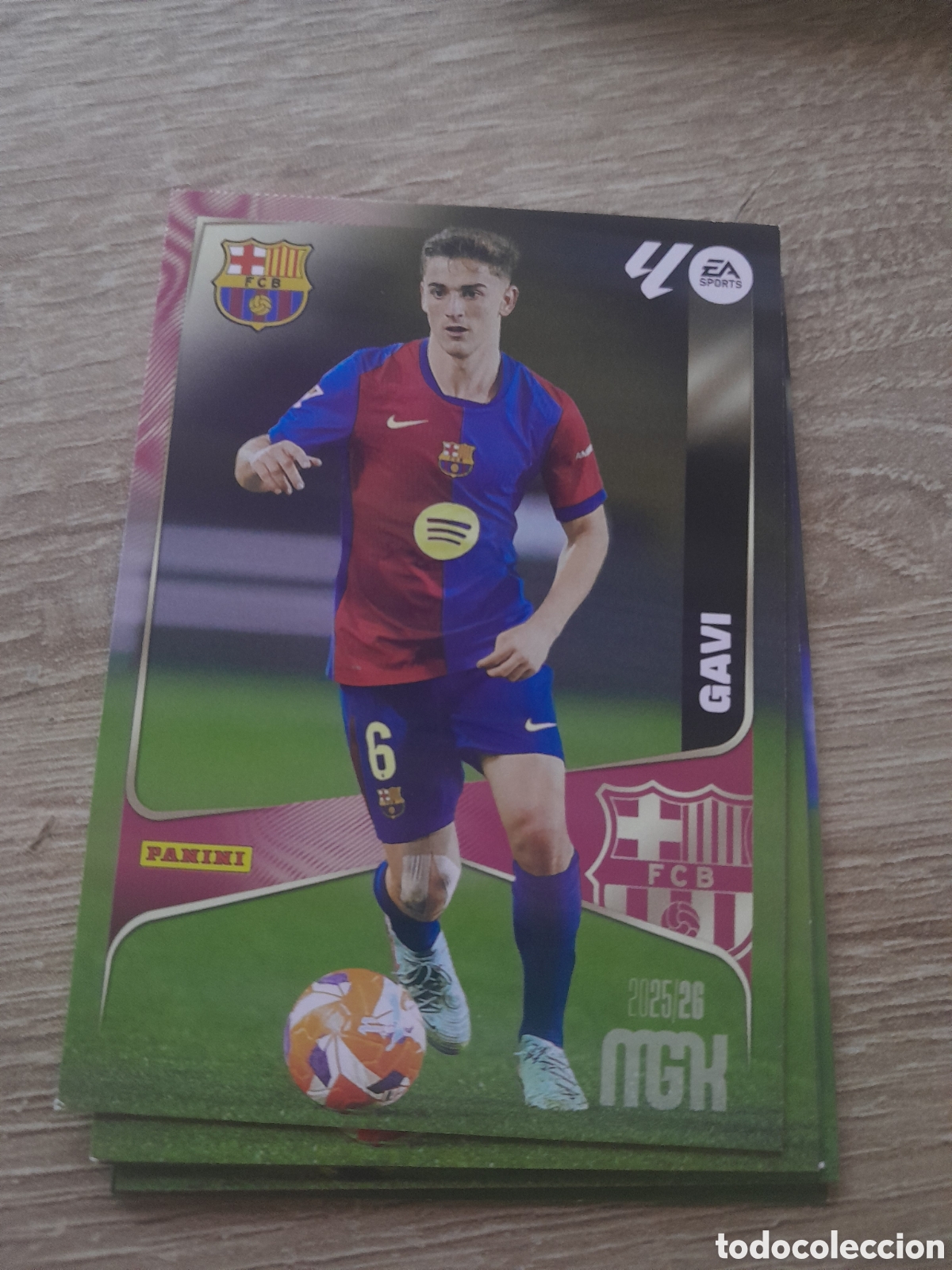 Cromos de f&uacute;tbol: n&ordm; 85 gavi barcelona megacracks 2025 2026
