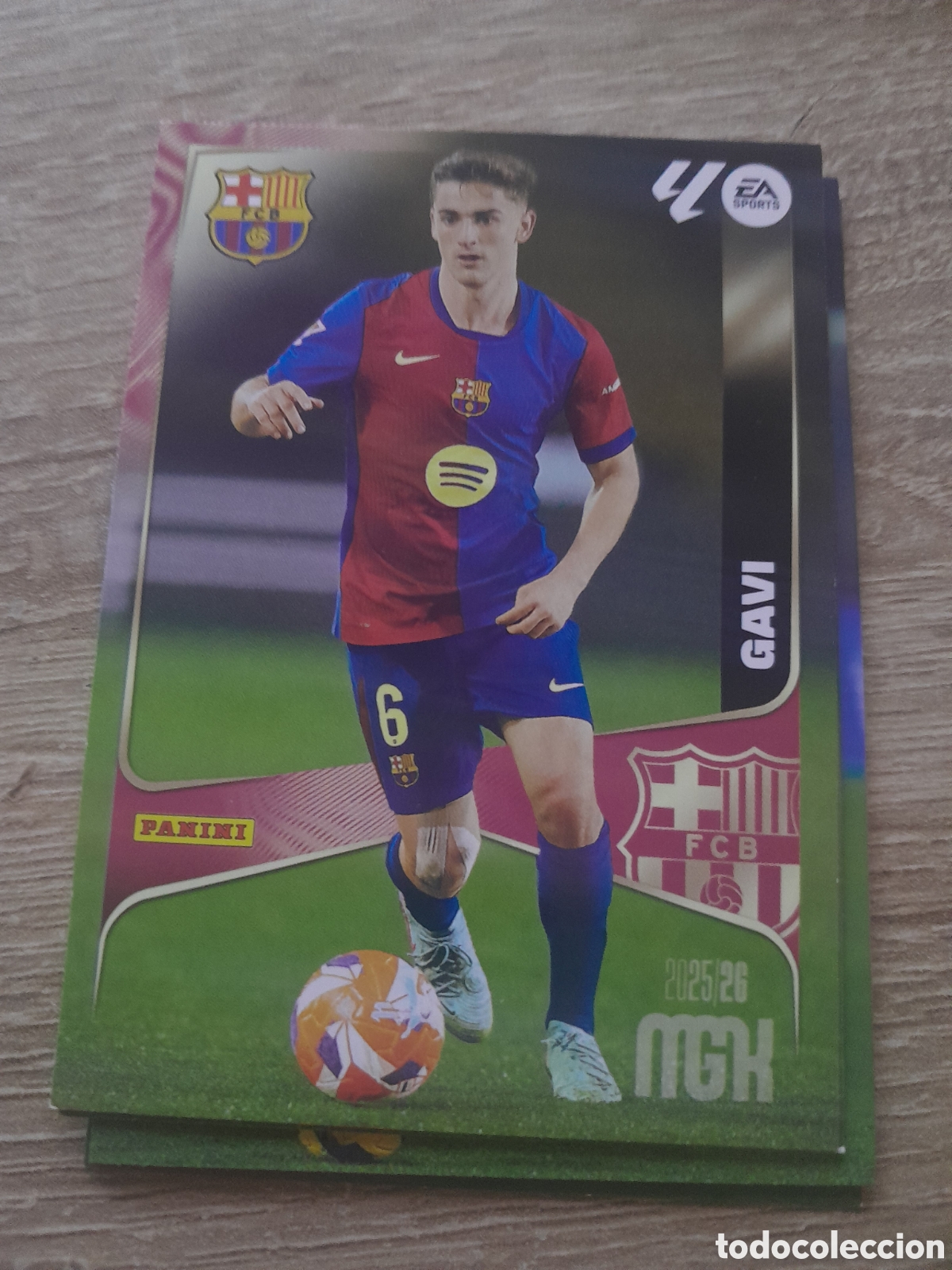 Cromos de f&uacute;tbol: n&ordm; 85 gavi barcelona megacracks 2025 2026