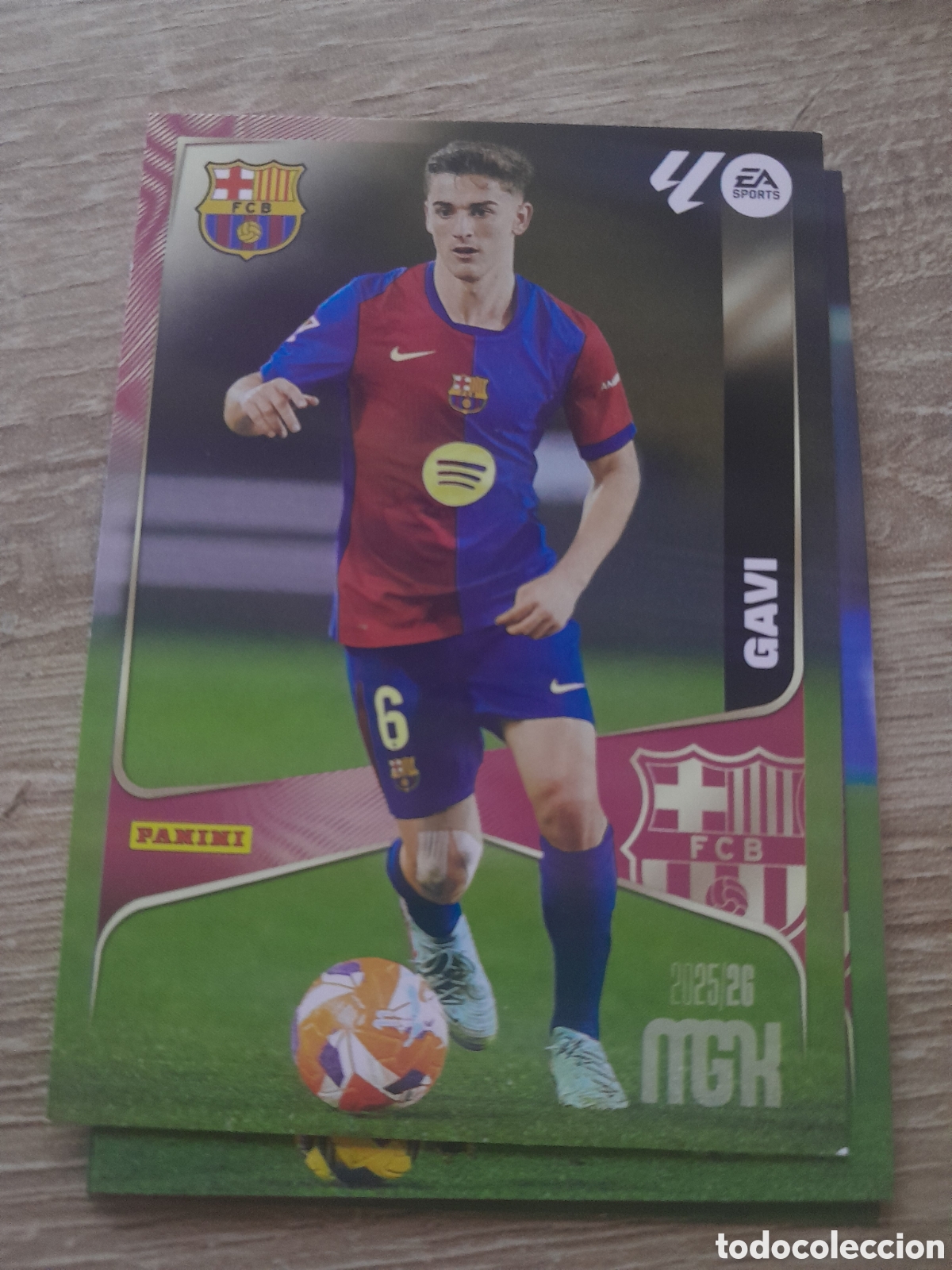 Cromos de f&uacute;tbol: n&ordm; 85 gavi barcelona megacracks 2025 2026