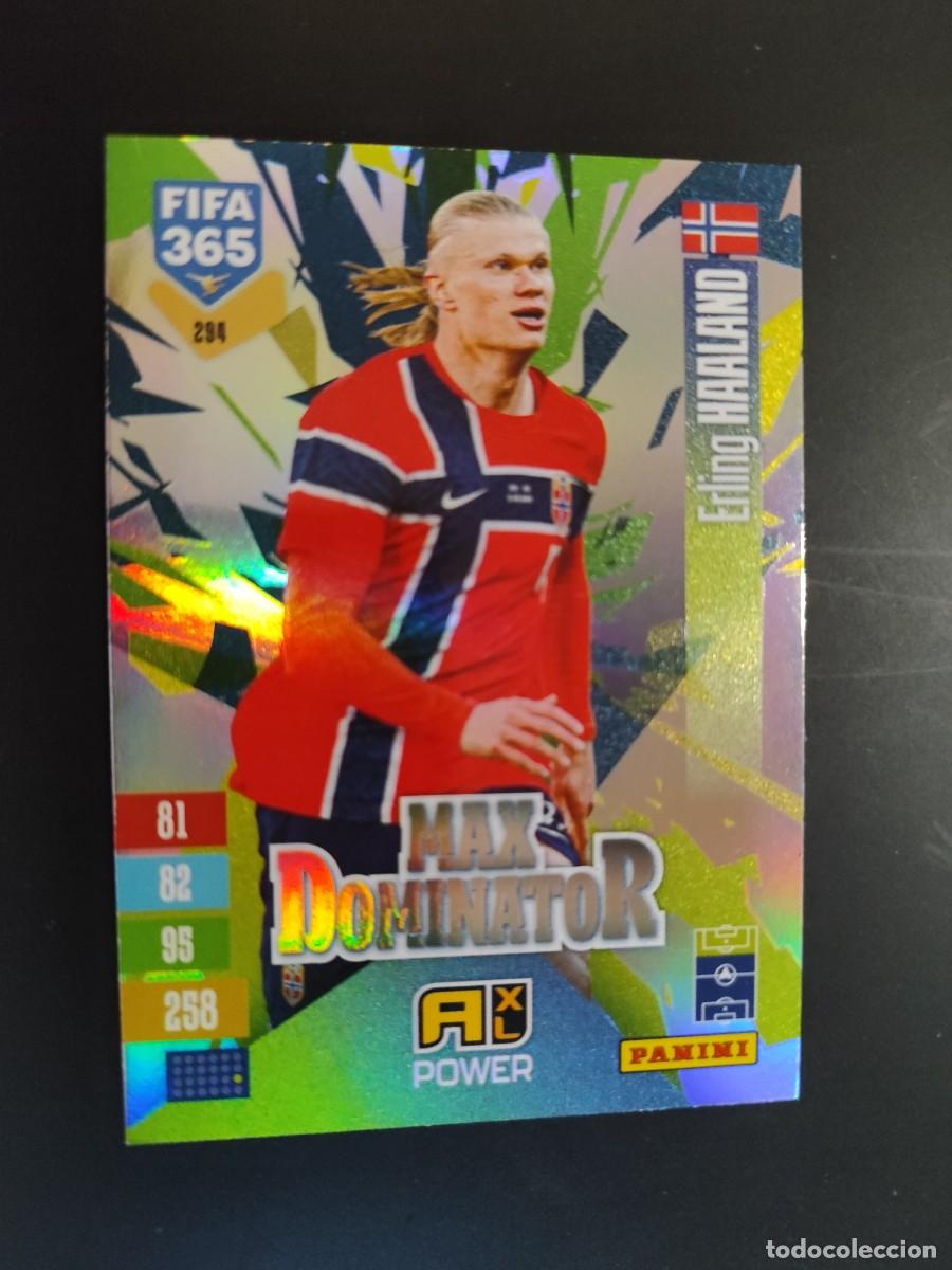 Figurine di Calcio: ADRENALYN XL FIFA 365 2027 CARD MAX DOMINATOR HAALAND NORUEGA # 294 PANINI