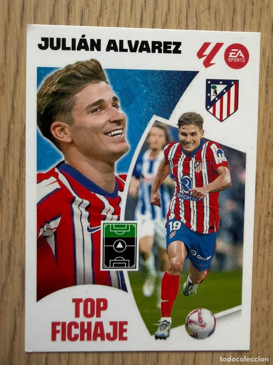 Cartes &agrave; collectionner de Football: TOP FICHAJE 68 JULIAN ALVAREZ AT MADRID 24 25 2024 2025 LIGA EA SPORTS COLECCIONES ESTE SIN PEGAR