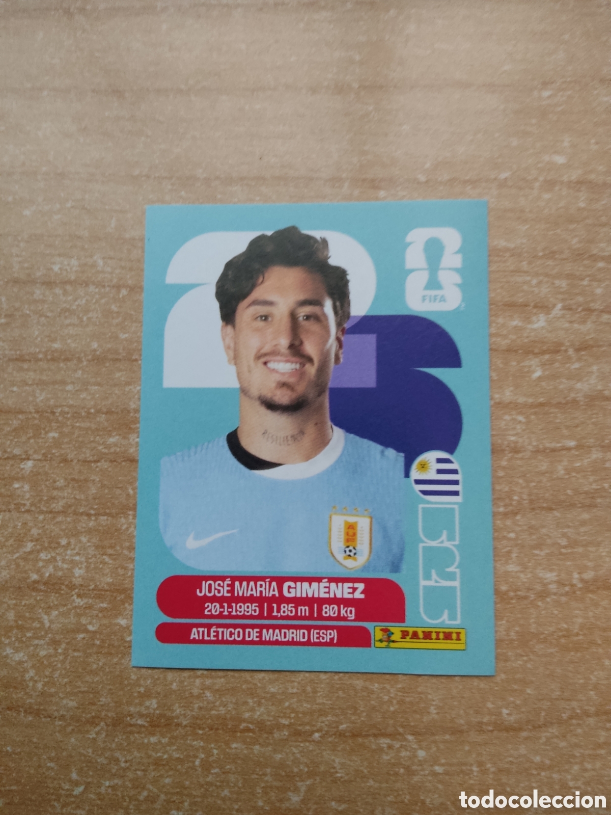 Cromos de f&uacute;tbol: 5 GIMENEZ URUGUAY FIFA WORLD CUP 2026