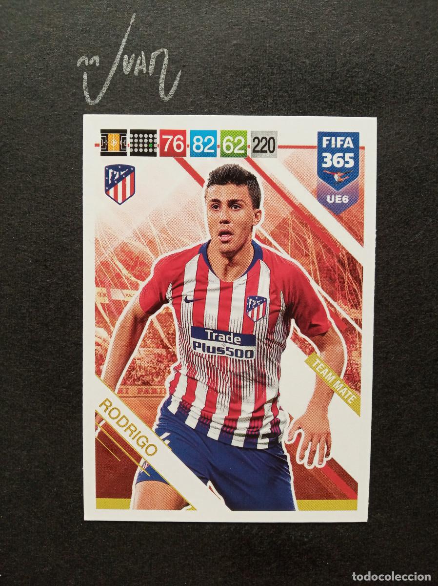 Cromos de f&uacute;tbol: UE 6 RODRI ATLETICO MADRID ESPA&Ntilde;A MUNDIAL BARCELONA ⚽ PANINI &reg; ADRENALYN FIFA 365 2018 2019 18 19