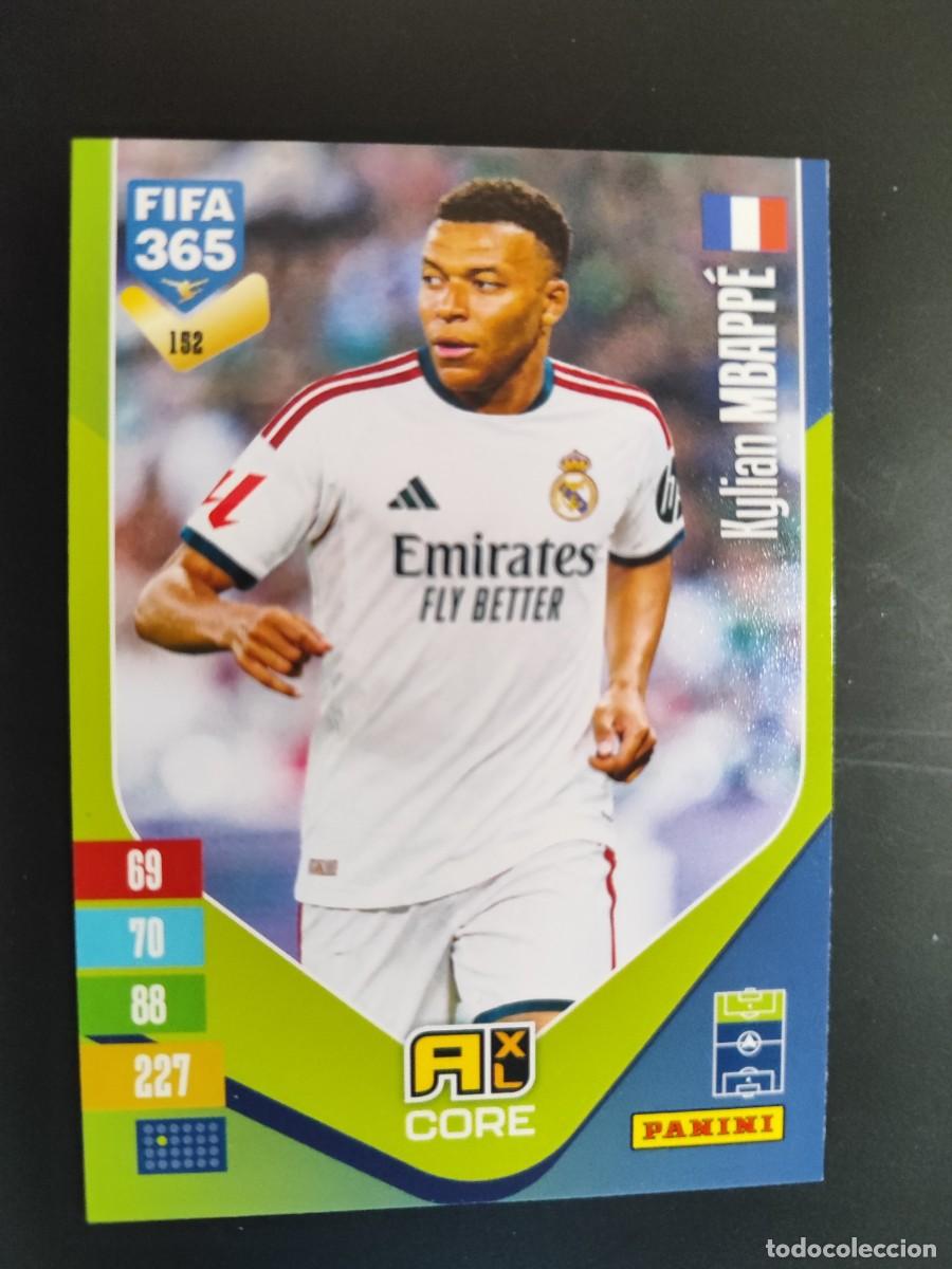 Cromos de f&uacute;tbol: ADRENALYN XL FIFA 365 2027 CARD CORE MBAPPE REAL MADRID # 152 PANINI