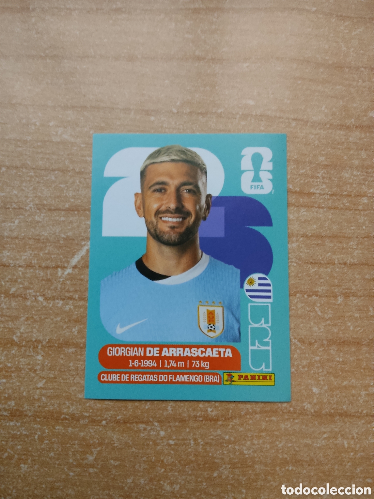 Cromos de f&uacute;tbol: 11 DE ARRASCAETA URUGUAY FIFA WORLD CUP 2026