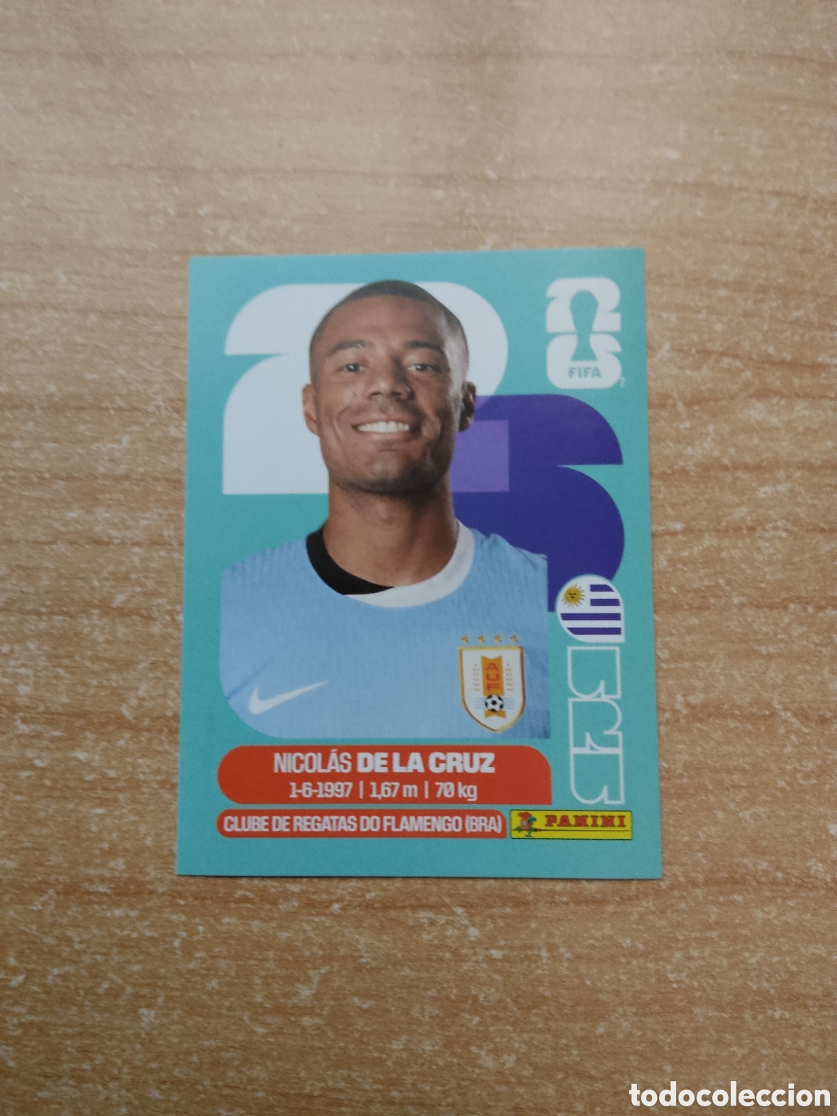 Cromos de f&uacute;tbol: 15 DE LA CRUZ URUGUAY FIFA WORLD CUP 2026