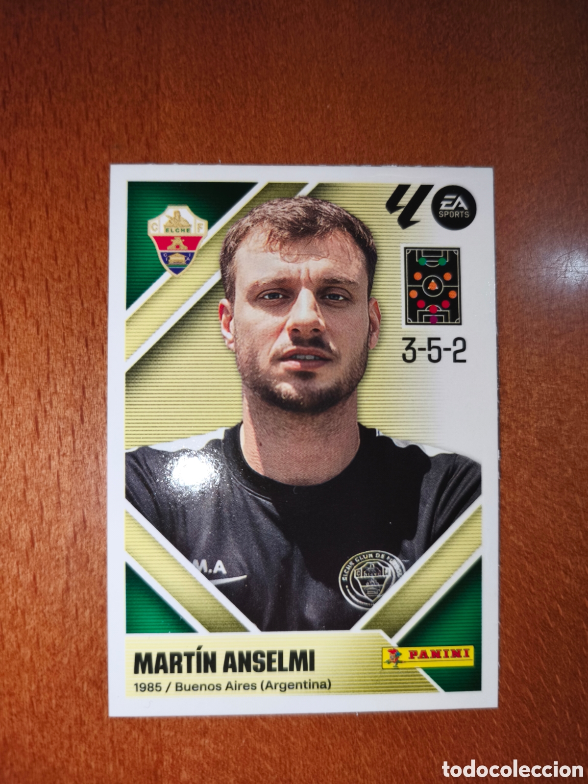 Cromos de f&uacute;tbol: Mart&iacute;n Anselmi n&deg;2 liga este 26/27 Elche