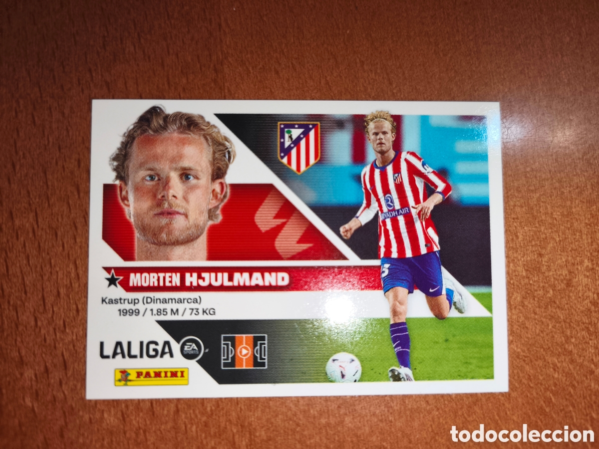 Cromos de f&uacute;tbol: Hjulmand fichaje n&deg;5 liga este 26/27 Atl&eacute;tico De Madrid