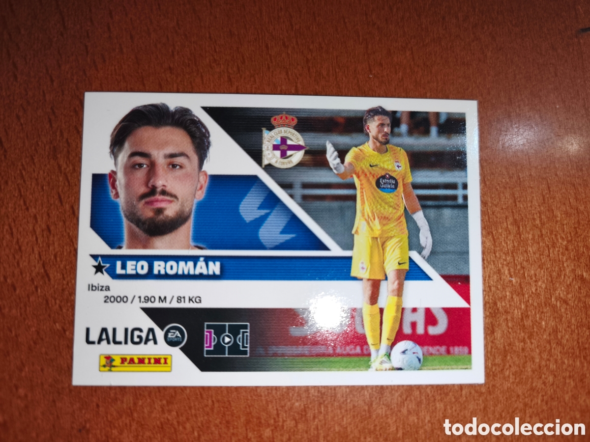 Cromos de f&uacute;tbol: Leo Rom&aacute;n fichaje n&deg;8 liga este 26/27 Deportivo