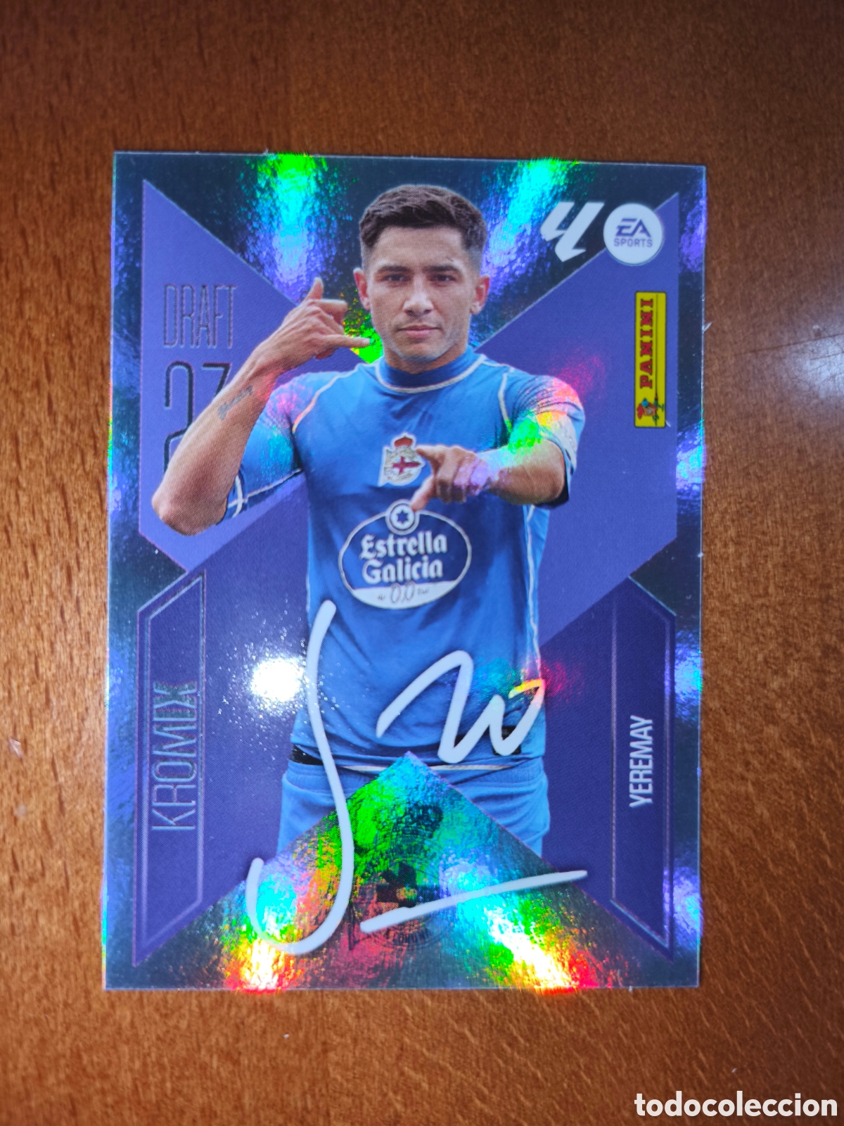 Cromos de f&uacute;tbol: Yeremay n&deg;K23 DRAFT 23 KROMIX liga este 26/27 Deportivo