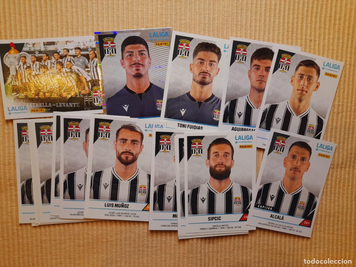 Cromos de Futebol: LOTE 20 CROMOS (EQUIPO COMPLETO) FC CARTAGENA LIGA HYPERMOTION 24-25 2024 2025 SEGUNDA DIVISION