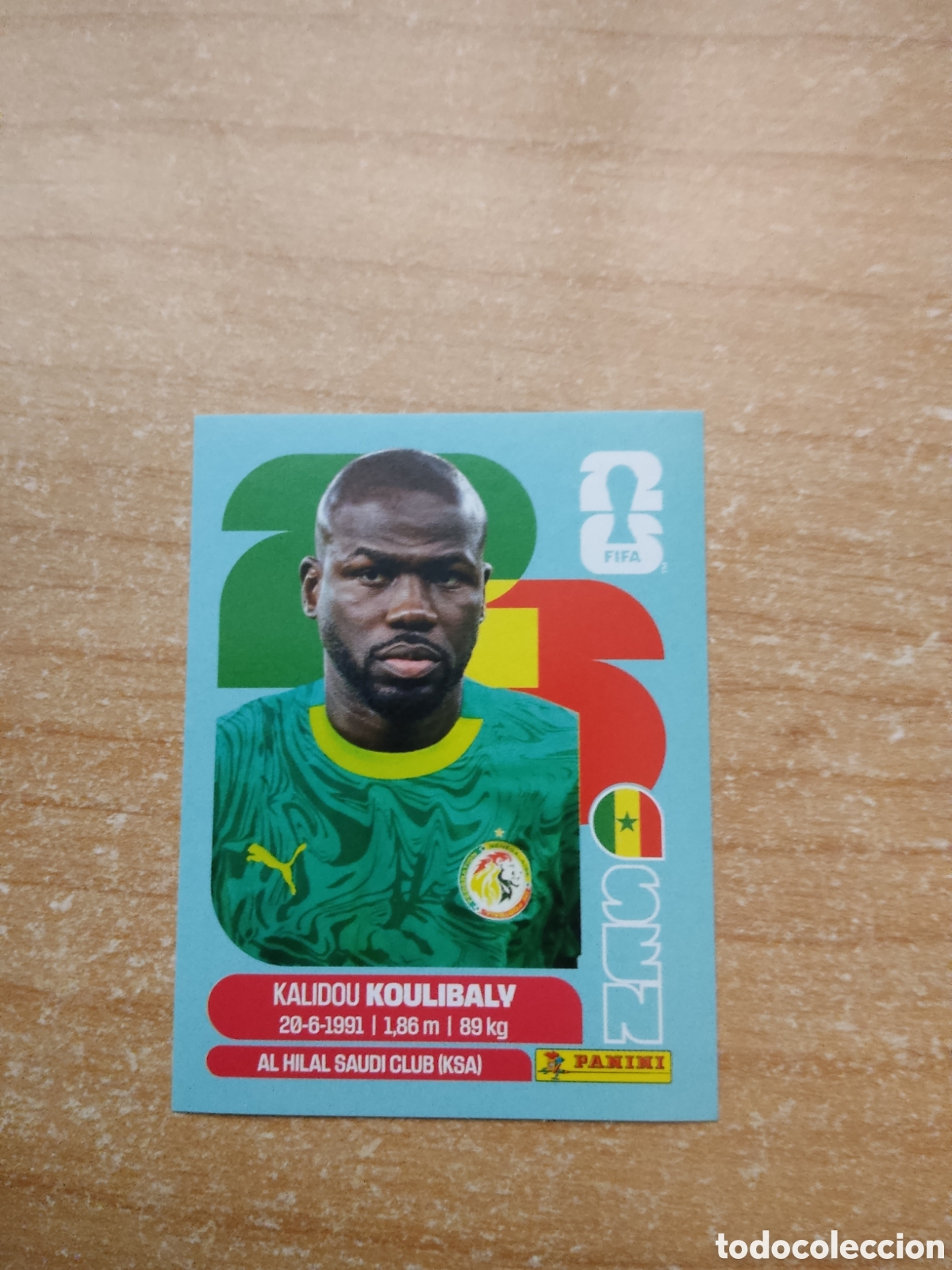 Cromos de f&uacute;tbol: 8 KOULIBALY SENEGAL FIFA WORLD CUP 2026