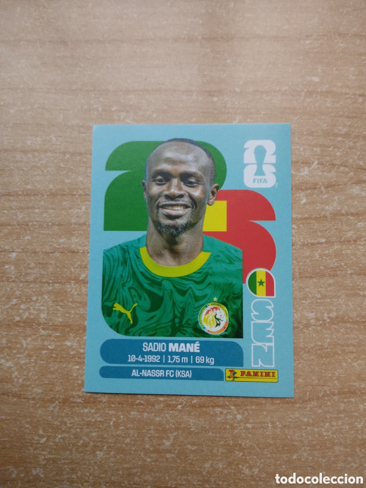 Cromos de f&uacute;tbol: 15 SADIO MANE SENEGAL FIFA WORLD CUP 2026