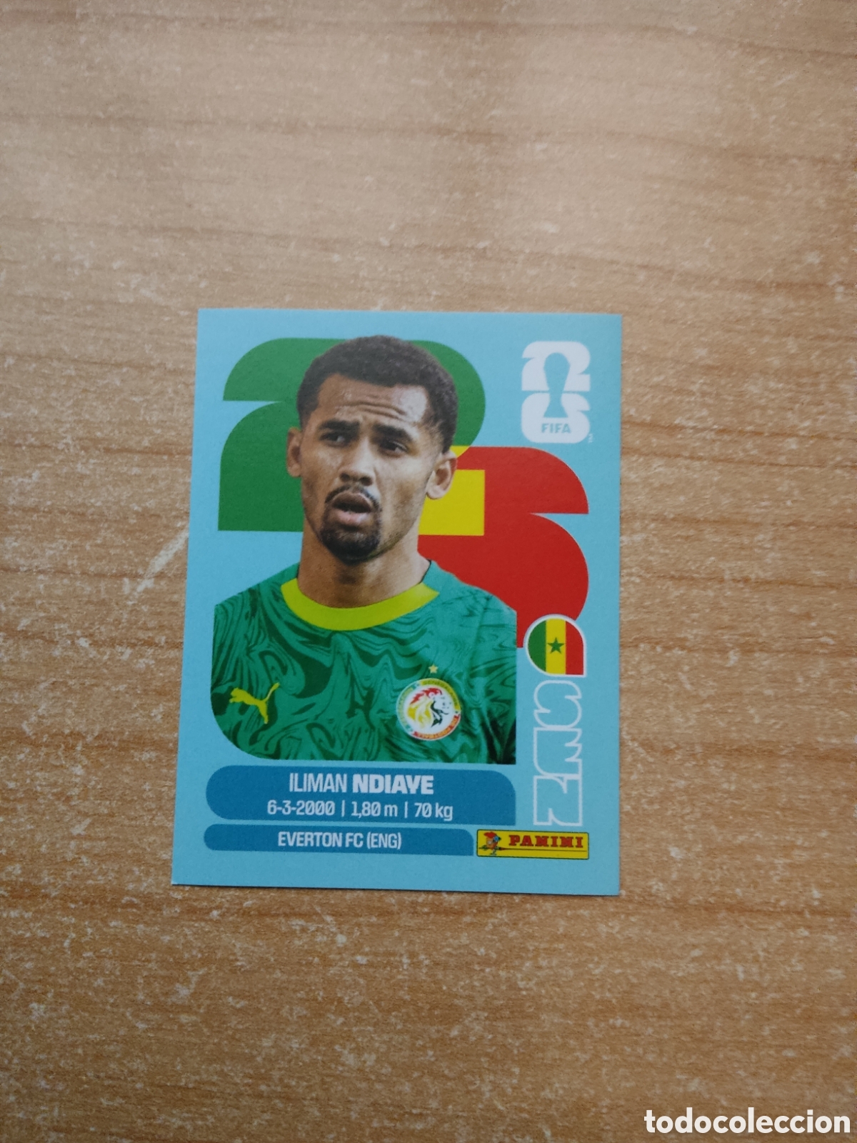 Cromos de f&uacute;tbol: 18 NDIAYE SENEGAL FIFA WORLD CUP 2026