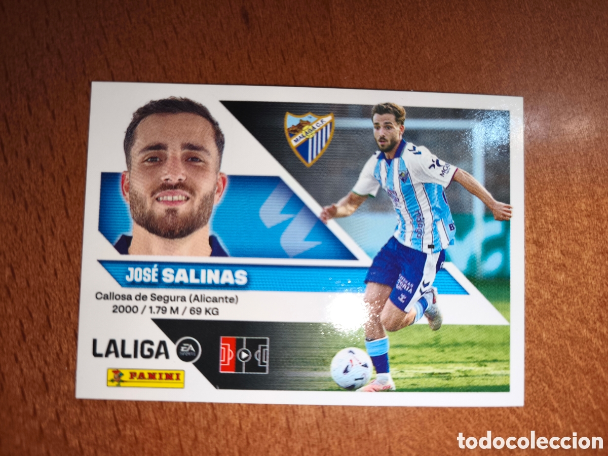 Cromos de f&uacute;tbol: Salinas n&deg;10 liga este 26/27 M&aacute;laga