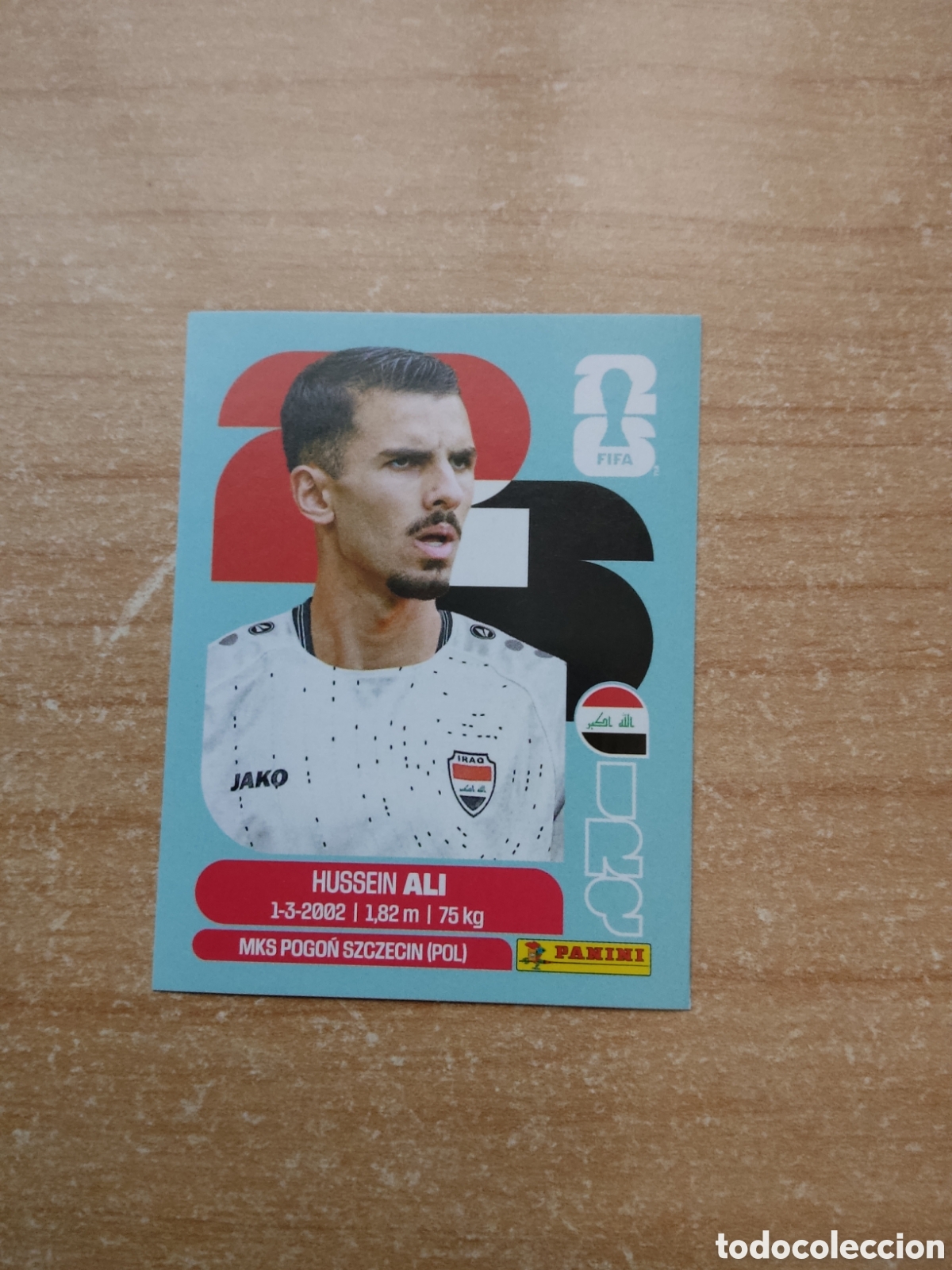 Cromos de f&uacute;tbol: 4 ALI IRAK FIFA WORLD CUP 2026