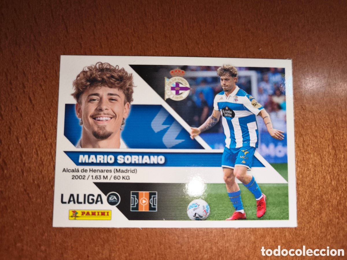 Cromos de f&uacute;tbol: Mario Soriano n&deg;13 liga este 26/27 Deportivo