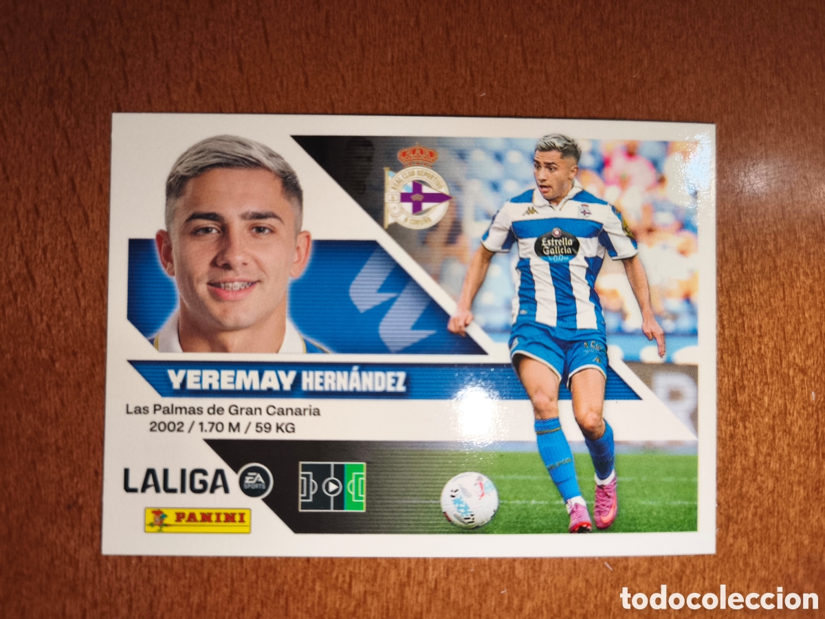 Cromos de f&uacute;tbol: Yeremay n&deg;18 liga este 26/27 Deportivo