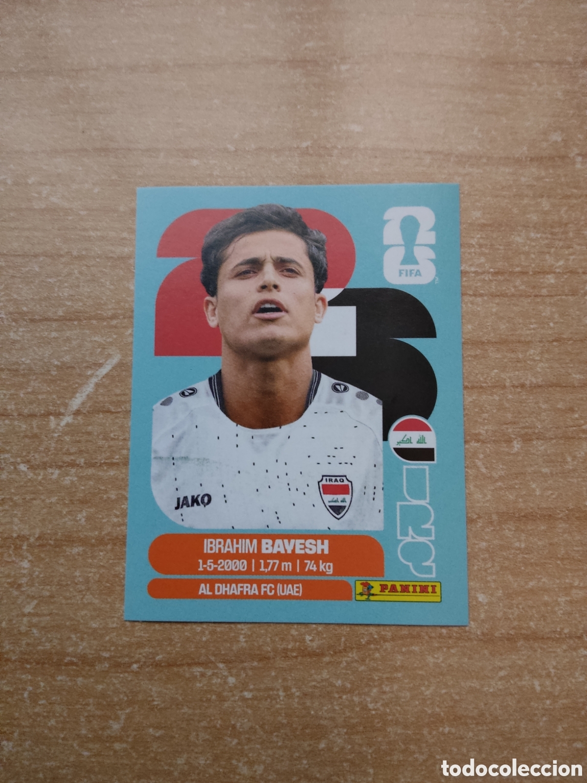 Cromos de f&uacute;tbol: 11 BAYESH IRAK FIFA WORLD CUP 2026