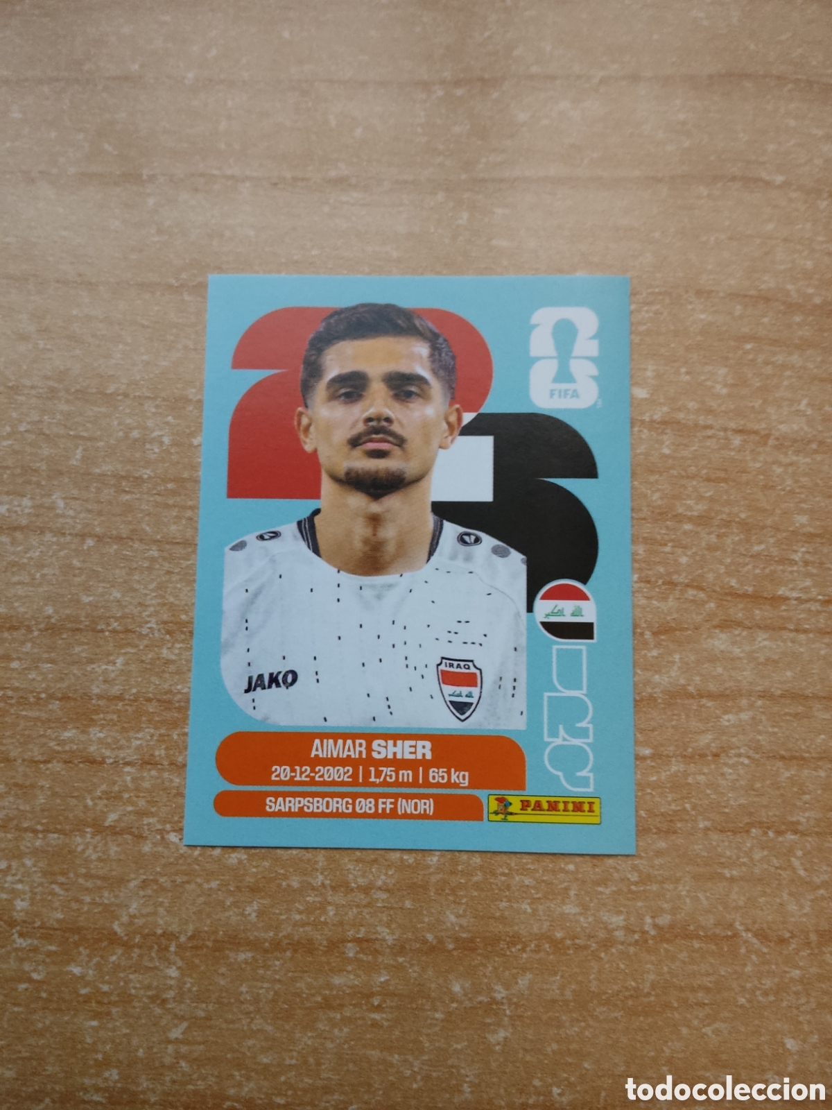Cromos de f&uacute;tbol: 15 SHER IRAK FIFA WORLD CUP 2026